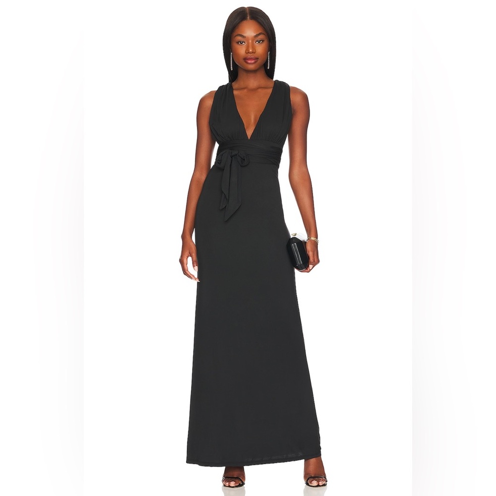 x REVOLVE Roksanda Maxi Dress in Black House of Harlow 1960 size S